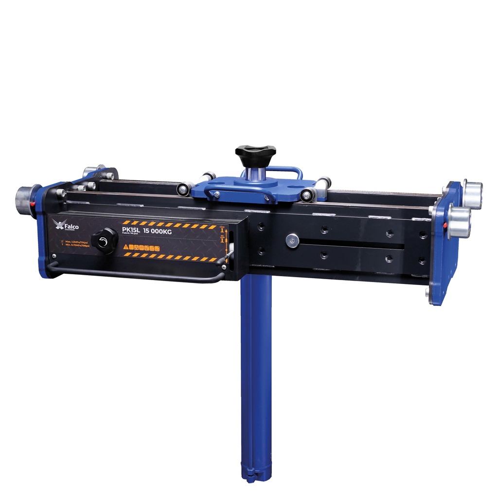 Cric Hydraulique Pneumatique 20 Tonnes – Double Fonction Air/Manuel, Levage Max 51 Cm, Idéal Camions, Voitures, Caravanes (Bleu)